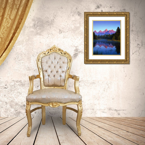 Grand Teton National Park VI Gold Ornate Wood Framed Art Print with Double Matting by Leahy, Ike