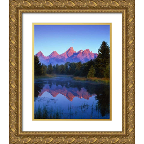 Grand Teton National Park VI Gold Ornate Wood Framed Art Print with Double Matting by Leahy, Ike