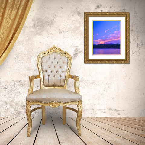 Broken Top V Gold Ornate Wood Framed Art Print with Double Matting by Leahy, Ike