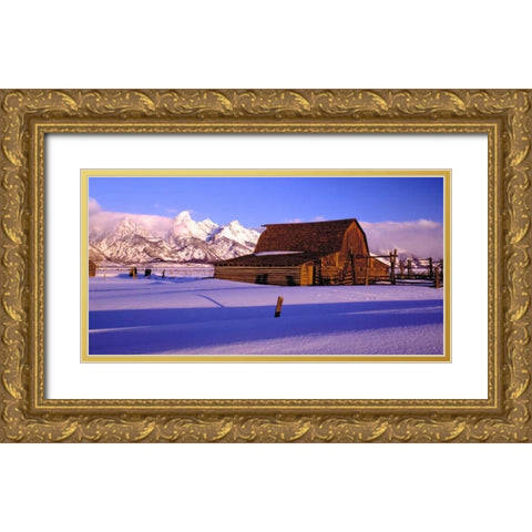 Grand Teton National Park XVIII Gold Ornate Wood Framed Art Print with Double Matting by Leahy, Ike