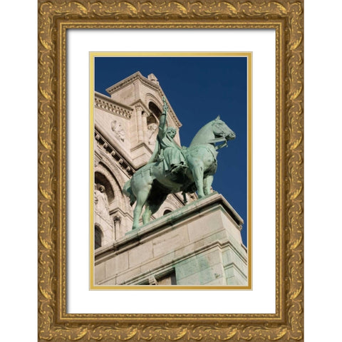 Sacred Heart IV Gold Ornate Wood Framed Art Print with Double Matting by Love, Maureen