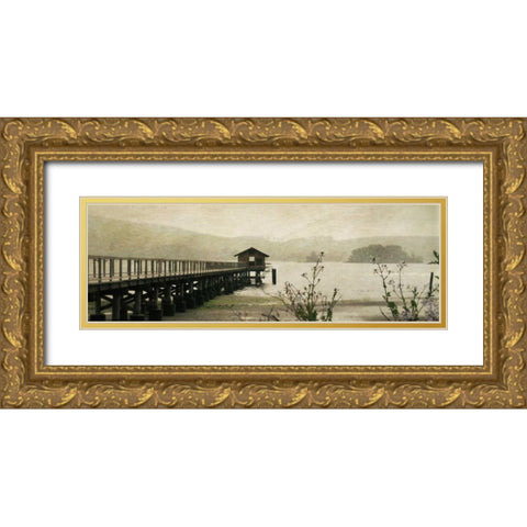 Marshall I Gold Ornate Wood Framed Art Print with Double Matting by Melious, Amy