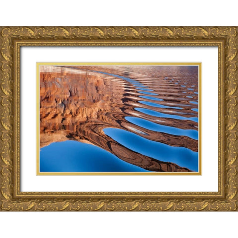 Lake Powell I Gold Ornate Wood Framed Art Print with Double Matting by Mahan, Kathy