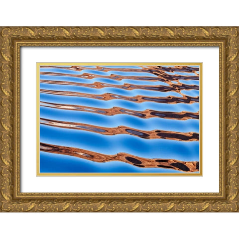 Lake Powell IV Gold Ornate Wood Framed Art Print with Double Matting by Mahan, Kathy