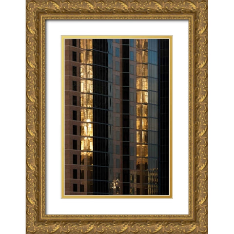 San Diego Windows I Gold Ornate Wood Framed Art Print with Double Matting by Mahan, Kathy