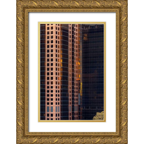 San Diego Windows II Gold Ornate Wood Framed Art Print with Double Matting by Mahan, Kathy