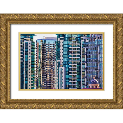 San Diego Buildings Gold Ornate Wood Framed Art Print with Double Matting by Mahan, Kathy