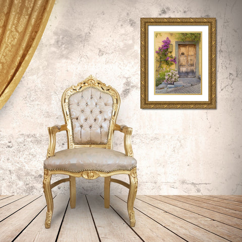 Doorway in Mexico I Gold Ornate Wood Framed Art Print with Double Matting by Mahan, Kathy