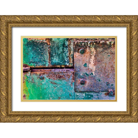 Old Truck I Gold Ornate Wood Framed Art Print with Double Matting by Mahan, Kathy