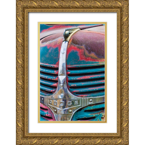 Truck Detail III Gold Ornate Wood Framed Art Print with Double Matting by Mahan, Kathy