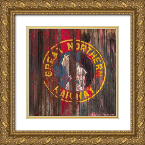 Great Northern Gold Ornate Wood Framed Art Print with Double Matting by Mahan, Kathy