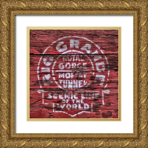 Rio Grande Gold Ornate Wood Framed Art Print with Double Matting by Mahan, Kathy