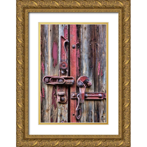 Train Details VII Gold Ornate Wood Framed Art Print with Double Matting by Mahan, Kathy