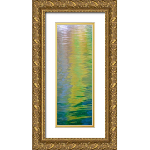 Water Colors I Gold Ornate Wood Framed Art Print with Double Matting by Mahan, Kathy