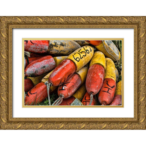 Fishing in Alaska I Gold Ornate Wood Framed Art Print with Double Matting by Mahan, Kathy