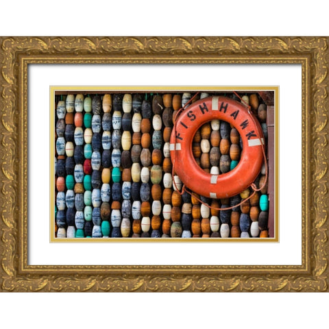 Fishing in Alaska II Gold Ornate Wood Framed Art Print with Double Matting by Mahan, Kathy