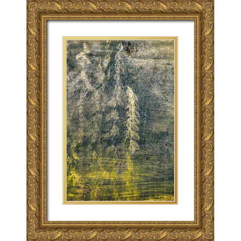 Paint on an Oil Drum I Gold Ornate Wood Framed Art Print with Double Matting by Mahan, Kathy