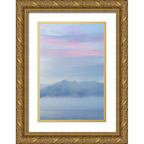 Hood Canal Sunset I Gold Ornate Wood Framed Art Print with Double Matting by Mahan, Kathy