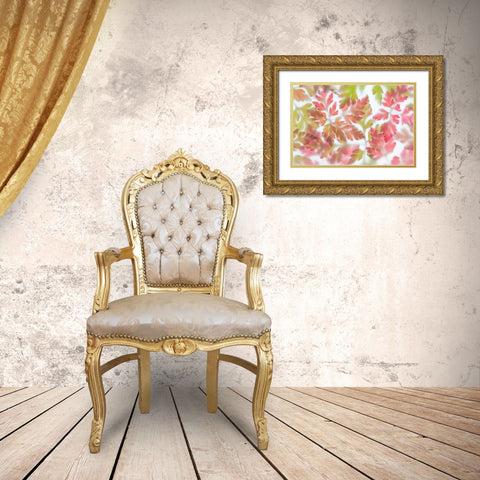 Herb Robert II Gold Ornate Wood Framed Art Print with Double Matting by Mahan, Kathy