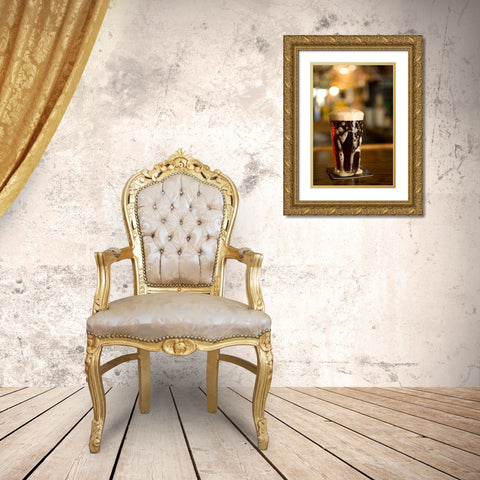 Happy Hour II Gold Ornate Wood Framed Art Print with Double Matting by Millet, Karyn