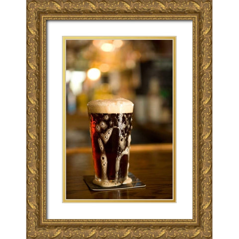 Happy Hour II Gold Ornate Wood Framed Art Print with Double Matting by Millet, Karyn