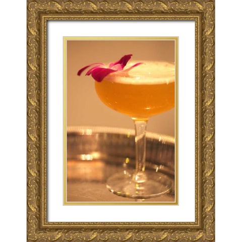 Happy Hour III Gold Ornate Wood Framed Art Print with Double Matting by Millet, Karyn