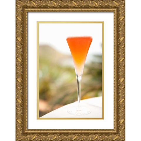 Happy Hour IV Gold Ornate Wood Framed Art Print with Double Matting by Millet, Karyn