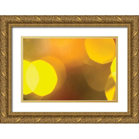 Yellow Gold Ornate Wood Framed Art Print with Double Matting by Millet, Karyn