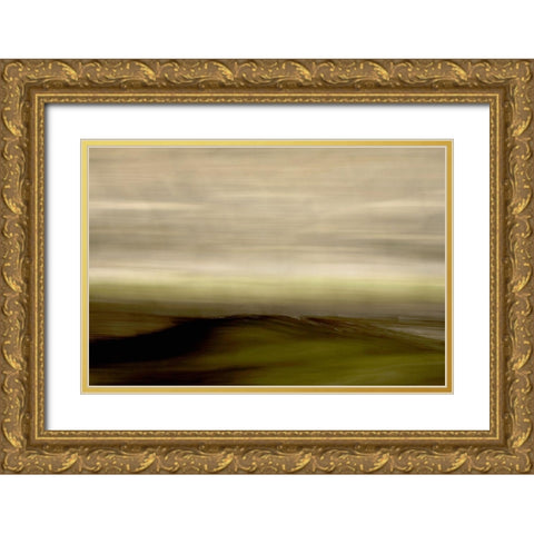 Streaked Horizon I Gold Ornate Wood Framed Art Print with Double Matting by Millet, Karyn