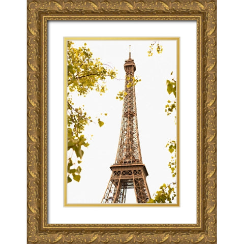 Eiffel Tower II Gold Ornate Wood Framed Art Print with Double Matting by Millet, Karyn