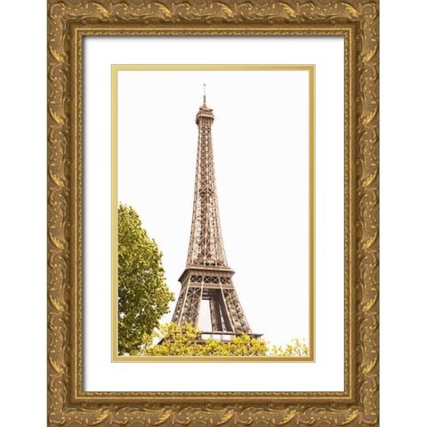 Eiffel Tower III Gold Ornate Wood Framed Art Print with Double Matting by Millet, Karyn