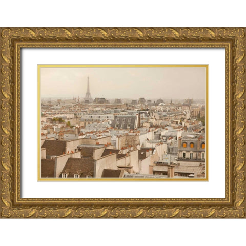Views of France II Gold Ornate Wood Framed Art Print with Double Matting by Millet, Karyn