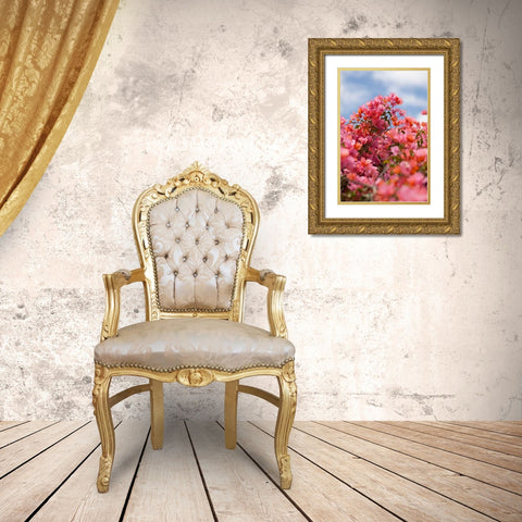 Spring Blossoms II Gold Ornate Wood Framed Art Print with Double Matting by Millet, Karyn