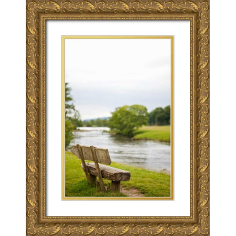 Place to Sit I Gold Ornate Wood Framed Art Print with Double Matting by Millet, Karyn