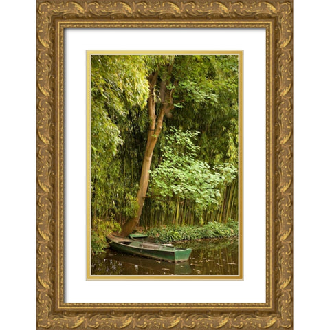 Tropical Oasis IV Gold Ornate Wood Framed Art Print with Double Matting by Millet, Karyn
