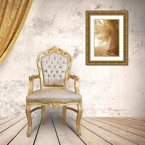 Tropical Oasis V Gold Ornate Wood Framed Art Print with Double Matting by Millet, Karyn