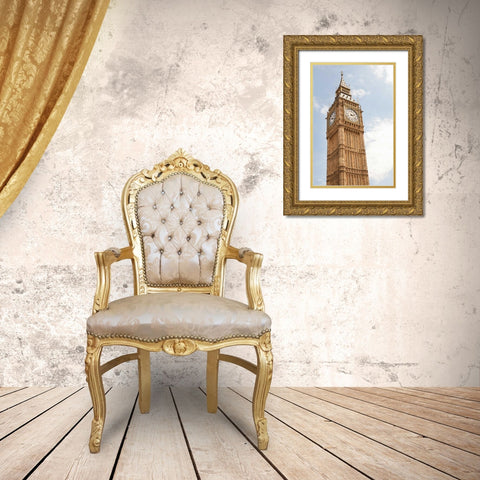 Big Ben VI Gold Ornate Wood Framed Art Print with Double Matting by Millet, Karyn