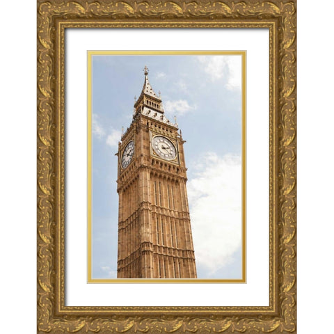 Big Ben VI Gold Ornate Wood Framed Art Print with Double Matting by Millet, Karyn