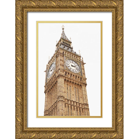 Big Ben VIII Gold Ornate Wood Framed Art Print with Double Matting by Millet, Karyn
