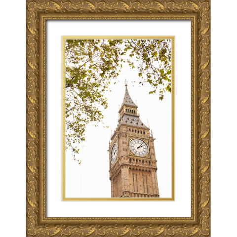 Big Ben IX Gold Ornate Wood Framed Art Print with Double Matting by Millet, Karyn