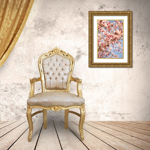 In Bloom III Gold Ornate Wood Framed Art Print with Double Matting by Millet, Karyn