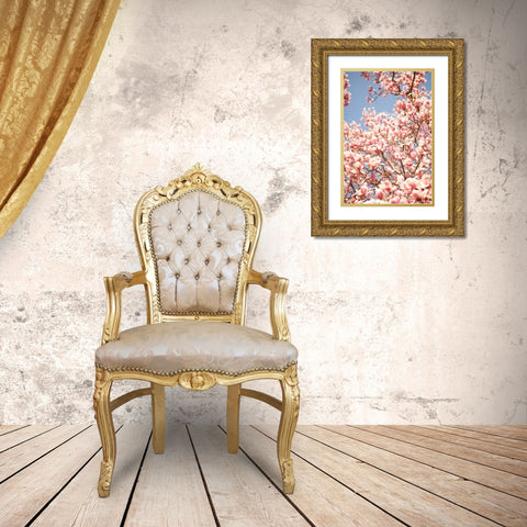 In Bloom IV Gold Ornate Wood Framed Art Print with Double Matting by Millet, Karyn