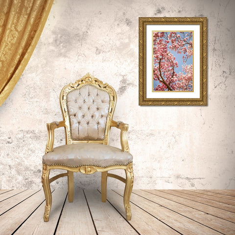 In Bloom V Gold Ornate Wood Framed Art Print with Double Matting by Millet, Karyn