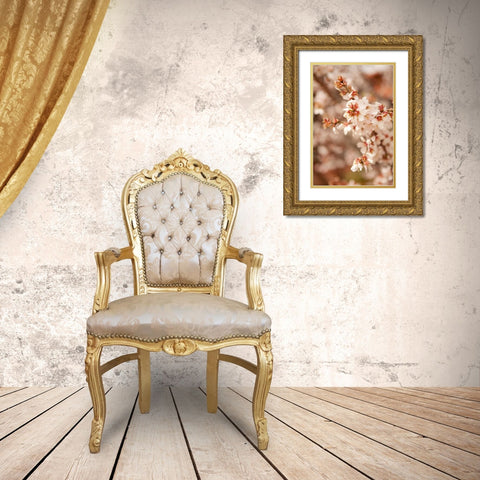 In Bloom XII Gold Ornate Wood Framed Art Print with Double Matting by Millet, Karyn