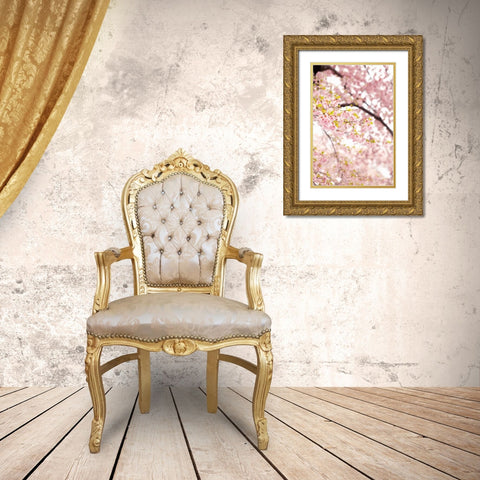 In Bloom XXIII Gold Ornate Wood Framed Art Print with Double Matting by Millet, Karyn