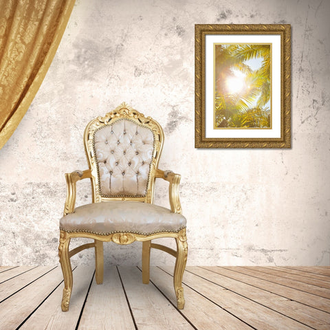 Tropical Oasis II Gold Ornate Wood Framed Art Print with Double Matting by Millet, Karyn