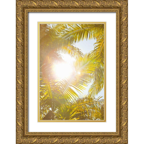 Tropical Oasis II Gold Ornate Wood Framed Art Print with Double Matting by Millet, Karyn