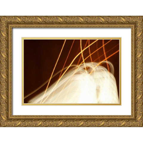 Dancing Lights I Gold Ornate Wood Framed Art Print with Double Matting by Millet, Karyn