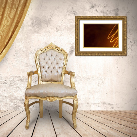 Dancing Lights II Gold Ornate Wood Framed Art Print with Double Matting by Millet, Karyn