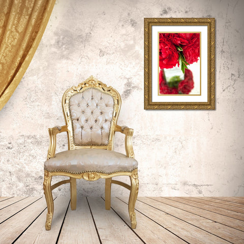Ranunculus I Gold Ornate Wood Framed Art Print with Double Matting by Millet, Karyn